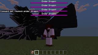 Minecraft Tutorial: How To Summon An Ender Dragon With Commands/Command Blocks!