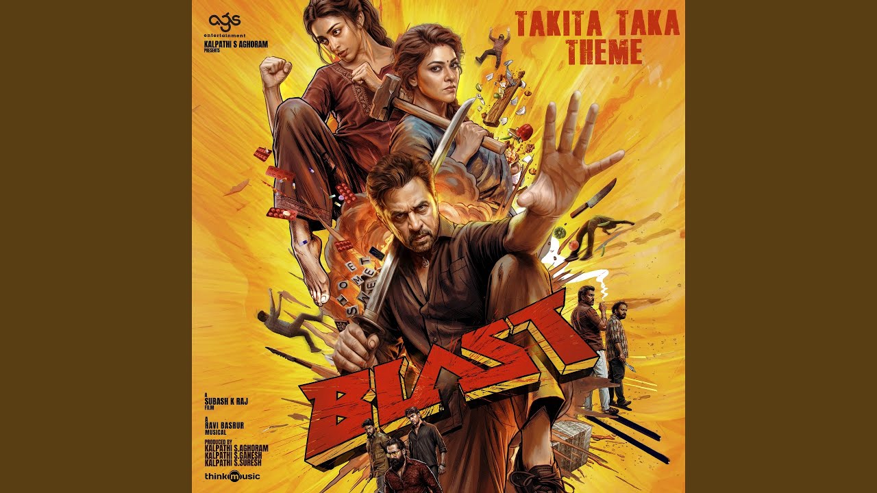 Takita Taka Song Lyrics | Blast Tamil | Ravi Basrur
