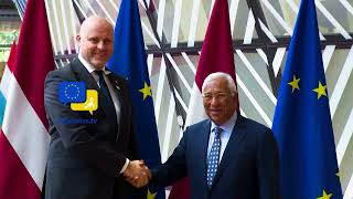 Latvia’s New PM Meets Costa Before EU Summit: Ukraine, Defence and Baltic Security in Focus!