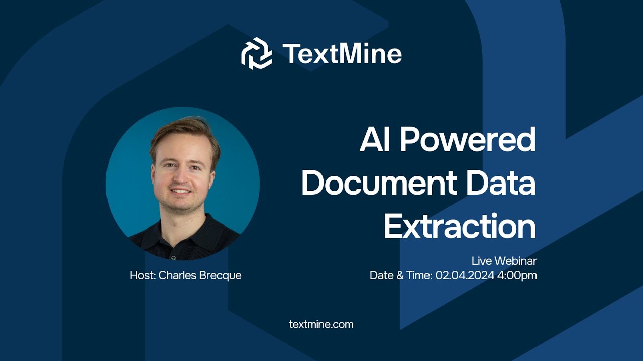 Webinar: AI Powered Document Data Extraction