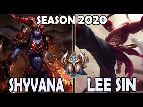 Shyvana vs Lee Sin JUNGLE Ranked Challenger EUW