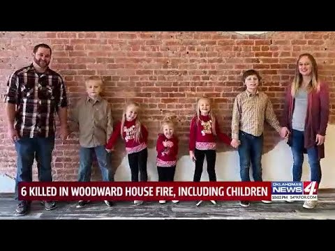Oklahoma community mourns after fire claims the lives of six people, including 3 young children