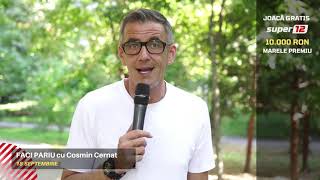 ”Faci Pariu” cu Cosmin Cernat (ep.92): Se strigă darul! Pachet de 16 ponturi pe sâmbătă »»