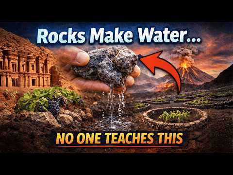 These Rocks Create Water From Thin Air. No Irrigation For 2,000 Years. Why Does No One Teach This?