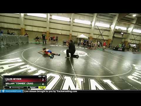 63 Lbs Round 5 - Caleb Heyder, UT Vs William ``Conner`` Craig, OK 047a