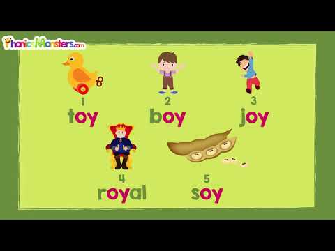 Level 4 - Video 1.3 Practice /oy/ ~ Phonicsmonsters.com