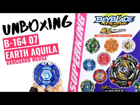 B-164 07 Earth Aquila Unboxing/Takara Tomy Beyblade Burst Superking/Sparking/ベイブレードバースト超王/beyfan