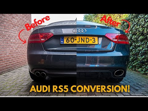 Audi RS5 Rear Bumper Install - Audi A5 Coupe Project part 4
