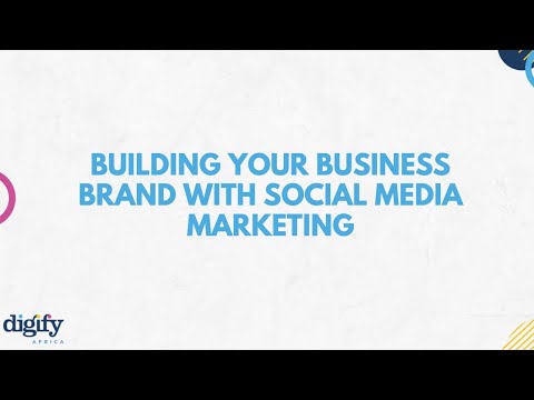 Building Your Business & Personal Brand with Social Media Marketing.
