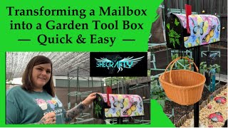 Transforming a Mailbox into a Garden Tool Box
