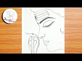 Easy Face Drawing of God Bholenath | God Bholenath Drawing Step by Step