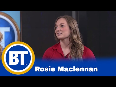 Canadian medalist Rosie Maclennan is jumping for Jumpstart