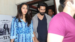 Shahid Kapoor And Mira Rajput Snapped On A Movie Date