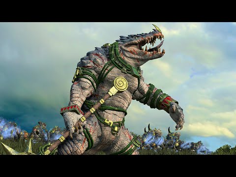 LIZARDMEN vs THE EMPIRE - Total War: Warhammer 3 Cinematic Battle