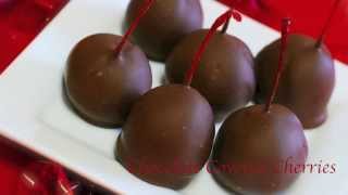 Homemade Chocolate Covered Cherries ~ Valentine's Day