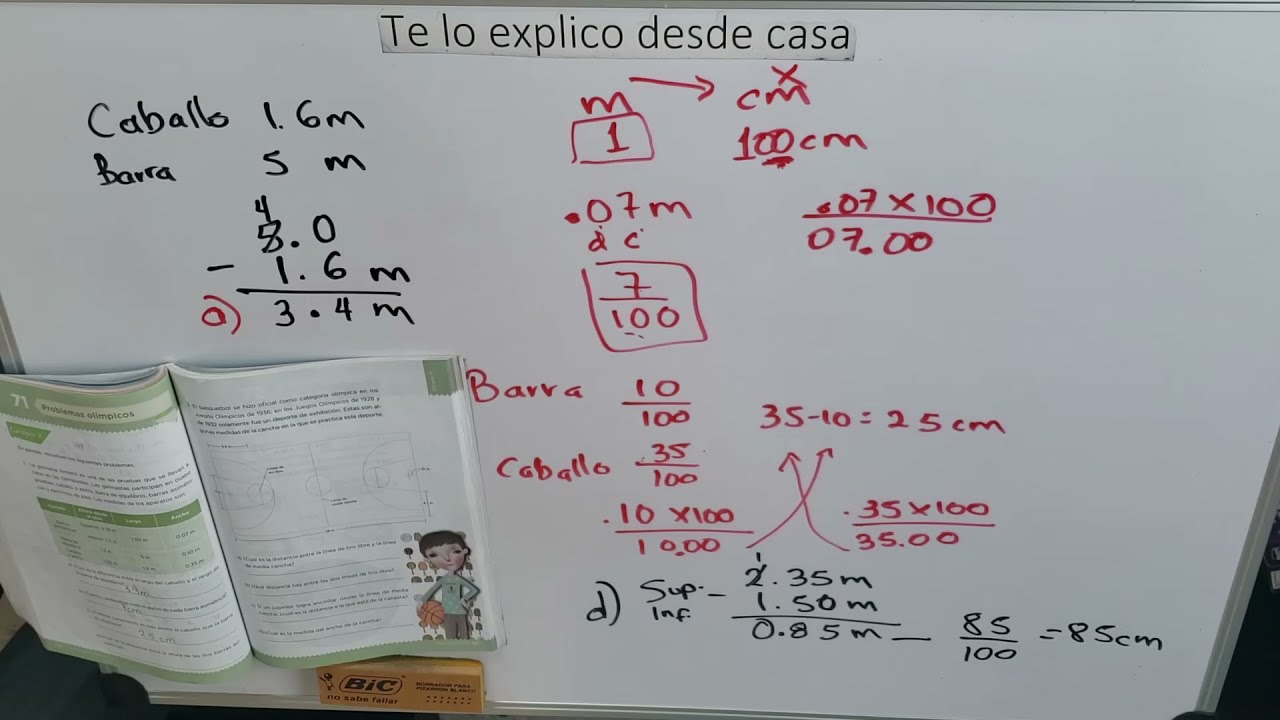 Matemáticas 4to. Desafío 71 Problemas olímpicos, página 130 y 131 sumas y restas con decimales