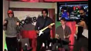 Maximo Park sing Suffragette city  while playing Rock Band