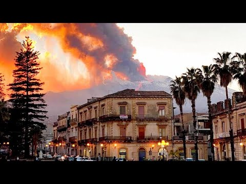 Mount Etna spews ash and lava as Europe's most active volcano erupts again
