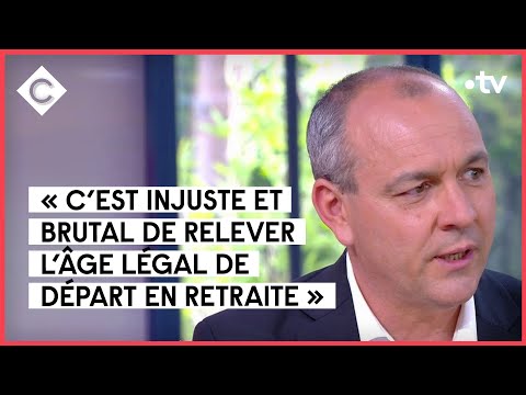 Laurent Berger et Corentin Sellin - C à vous - 29/04/2022