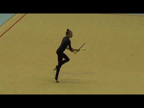 Khrystyna POHRANYCHNA (UKR) clubs - 2019 Trofeu de Barcelona trainings