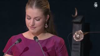Palabras de S.A.R. la Princesa de Asturias en la ceremonia de entrega de los Premios Princesa de Asturias 2026