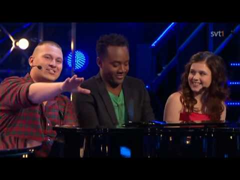 Amy Diamond & Samuel Ljungblahd - Ain't No Mountain High Enough (2010 'Så ska det låta' lyrics_EN)