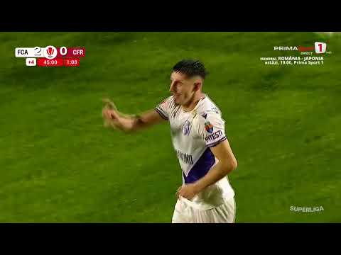 GOOOL! FC Argeș - CFR Cluj 2-0. NEBUNIA LUI BORȚA! Execuția fantastică, direct în vinclu
