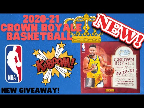 💥KABOOM! HIT💥NEW 2020-21 Panini Crown Royale Basketball Hobby Box Opening (2)!🏀NEW Giveaway!🥳