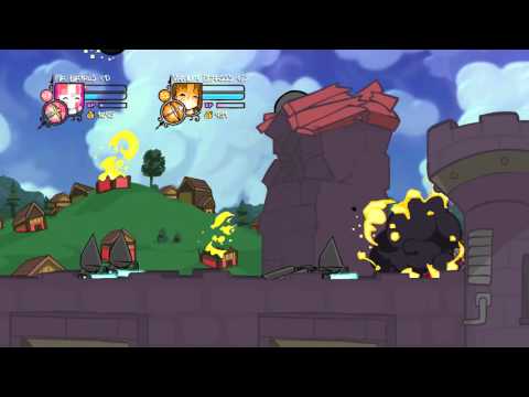 Let's Play Castle Crashers - #19 - We are now Salt And Vinegar - Impossible Mode - Fiery Passion