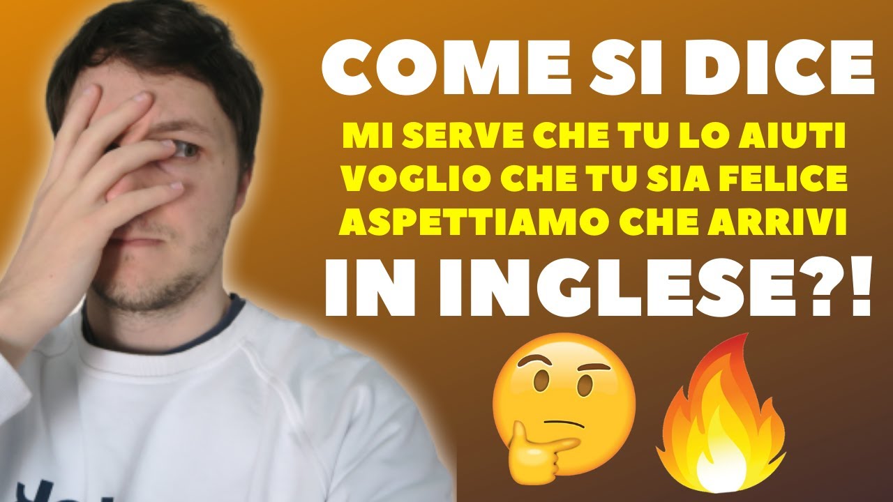 Non Sbagliare Più Le Frasi con WANT, NEED e WAIT (Costruzione Difficile)