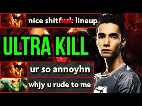 Evil Geniuses Sumail Shadow Fiend Ultra Kill - Ti8 Mid Practice - Dota 2 Update 7.18