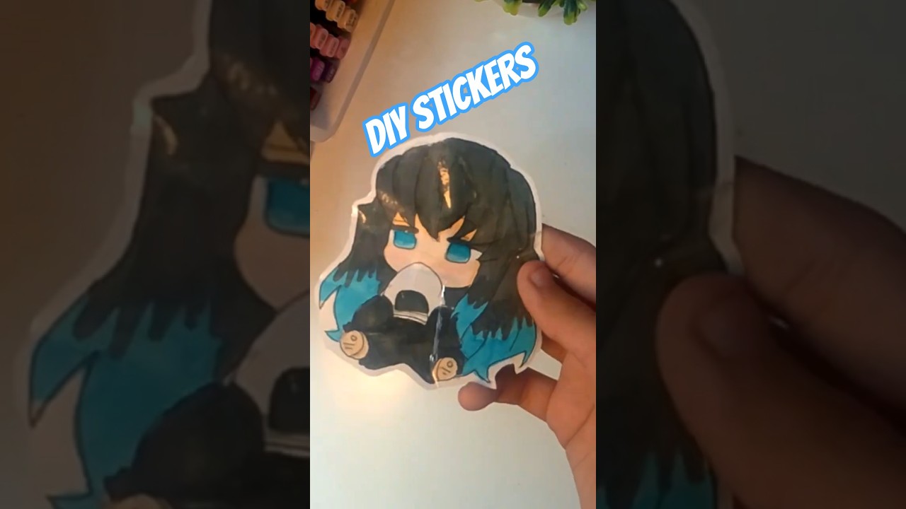 Muichiro (Demon Slayers) DIY Stickers @ZUMAIKAART #craftideas #animeart #demonslayer #muichiro