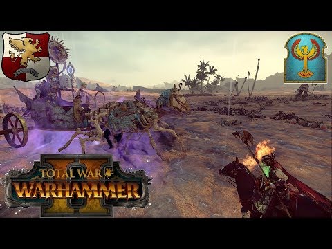 Gold Chevron Swordsmen? - Empire vs Tomb Guard | Multiplayer Battle #166 | Total War Warhammer 2