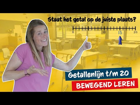 Getallenlijn t/m 20 - Staat het getal op de juiste plek? I Groep 2/3 - Bewegend Leren