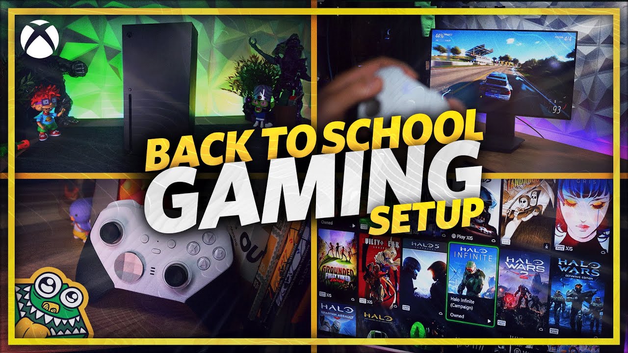BACK TO SCHOOL GAMING SETUP 🏫🎮 FEAT. LG'S ULTRAGEAR DUAL MONITOR 🖥️🤯 - LIST AND OVERVIEW