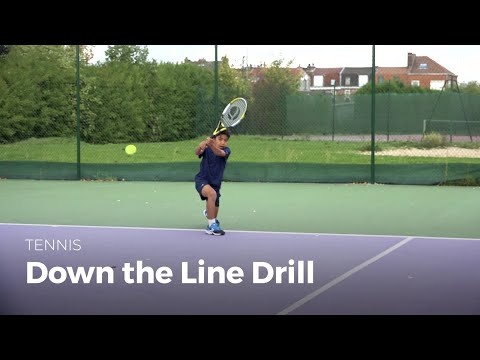 Down the Line Drill | Tennis