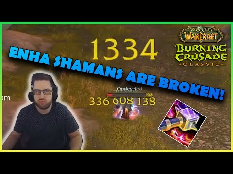 Enha Shamans are BROKEN in TBC?! | Daily Classic WoW Highlights #40 |