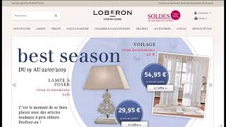 Code promo Loberon vérifié en vidéo