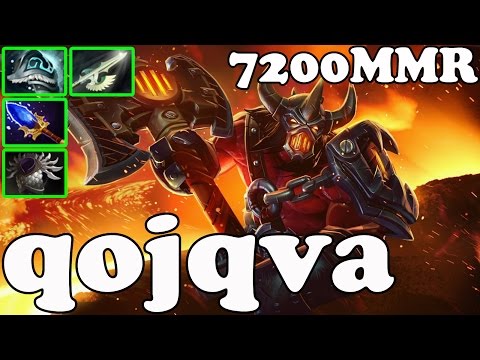 Dota 2 - qojqva 7200 MMR Plays Axe - Ranked Match Gameplay
