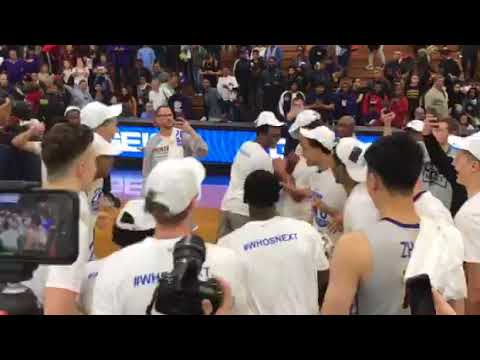 Rj Barrett & his Montverde Team after winning the Geico H.S. Basketball National Championship.