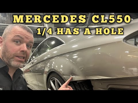 Mercedes Benz CL 550 - quarter panel repair 