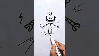 Robot 🤖 Drawing for beginners and kids | Fun Drawing with step by step tutorial