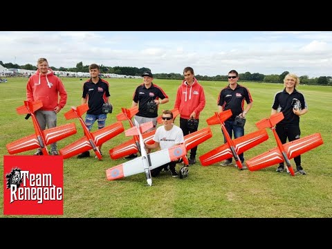 TEAM RENEGADE RC  FLYING 7 X GLOW POWERED "PB CRESCENT BULLETS" AT SOUTHERN HEADCORN - 2018