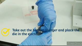 kbr pellet preparation for FTIR spectroscopy using hydraulic Pellet press & set background in FTIR