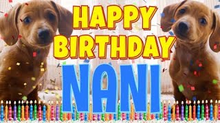 Happy Birthday Nani! ( Funny Talking Dogs ) What I