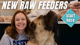 Raw Food Diet for Dogs | Starter Guide for Beginners [ LARGE DOGS]