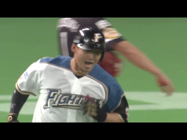 【5回裏】打った瞬間!! ファイターズ・中田の高弾道アーチで追加点!! 2016/10/12 CS Final F-H