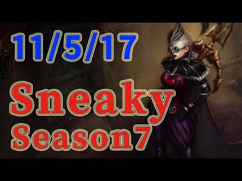 C9 Sneaky Vayne ADC vs Xayah Patch 7.21