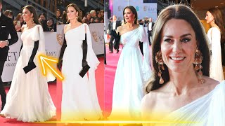 Princess Kate STEALS THE SHOW on the 2023 BAFTAs red carpet with Prince William