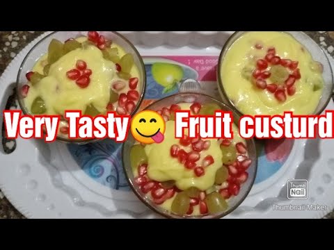 Custurd making recipe|easy and quick recipe for fruit custurd|Dishita's Kitchen